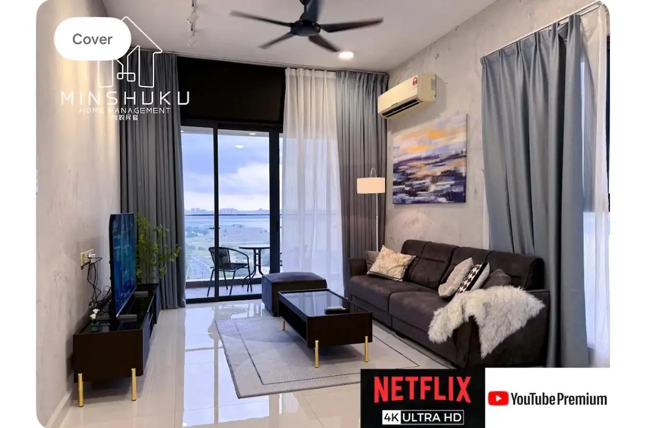 Muji Full Seaview Royal Strand With 2Carparks Foc Netflix Access And Youtube Premium 3Beds 3Bath For 6-12Pax By Minshuku Johor Bahru Apartment